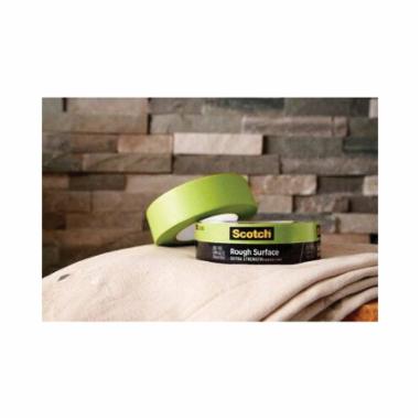 Scotch 2060-1-1/2 Masking Painter's Tape, 60.1 yd L, 1.41 in W, Paper Backing, Green