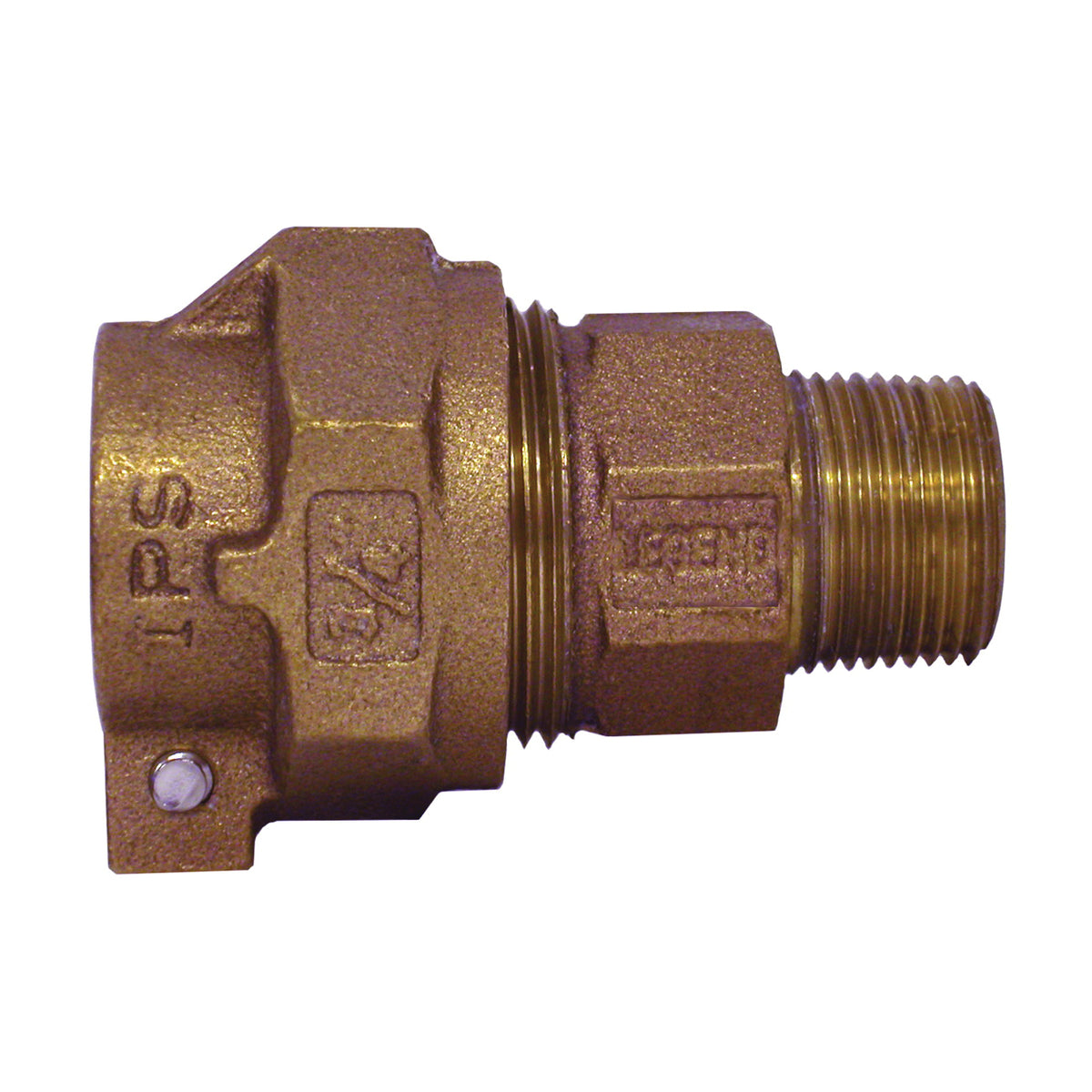 Legend T-4320NL Series 313-234NL Pipe Coupling, 3/4 in, Pack Joint x MNPT, Bronze, 100 psi Pressure