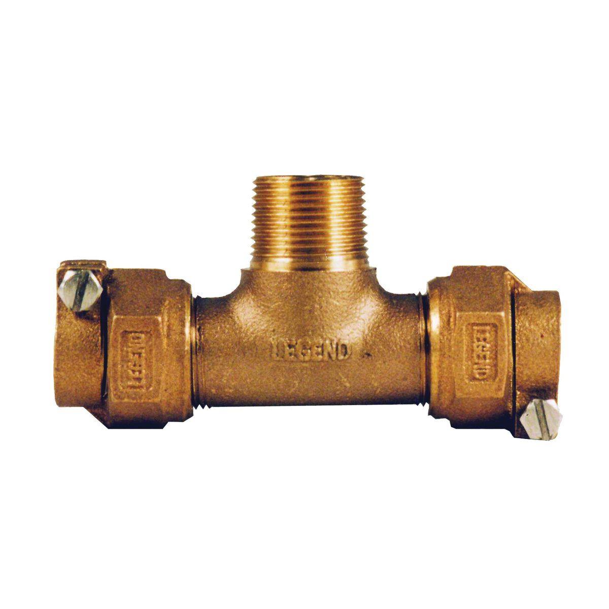 Legend T-4440NL Series 313-384NL Pipe Tee, 3/4 in, Pack Joint x MNPT, Bronze, 100 psi Pressure