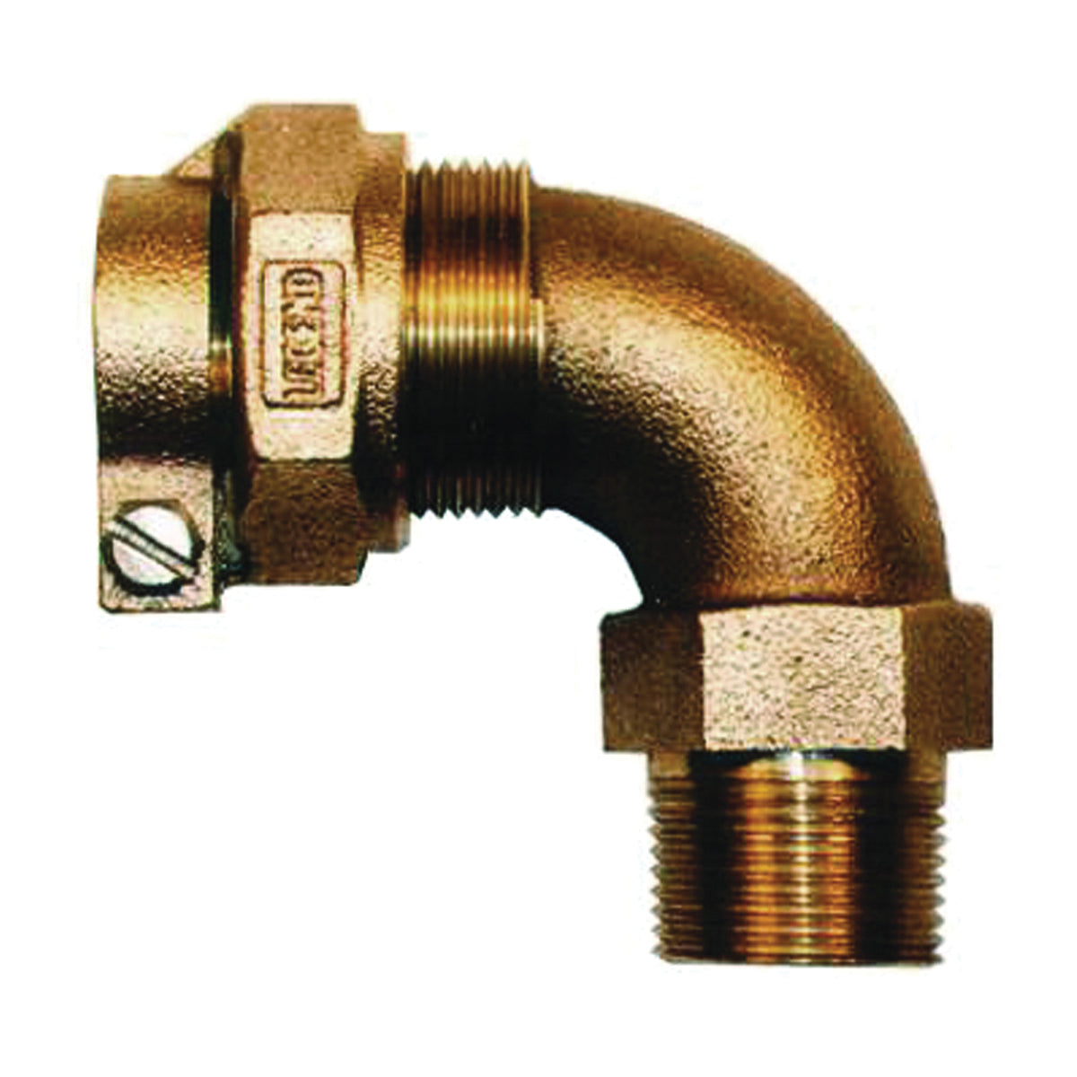 Legend T-4410NL Series 313-324NL Pipe Elbow, 3/4 in, Pack Joint x MNPT, 90 deg Angle, Bronze, 100 psi Pressure