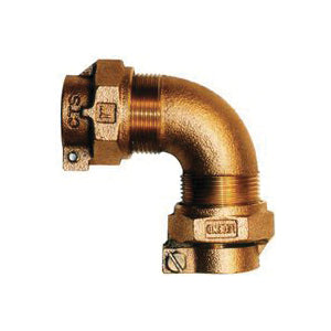 Legend T-4413NL Series 313-341NL Pipe Elbow, 3/4 in, 90 deg Angle, Brass, 100 psi Pressure