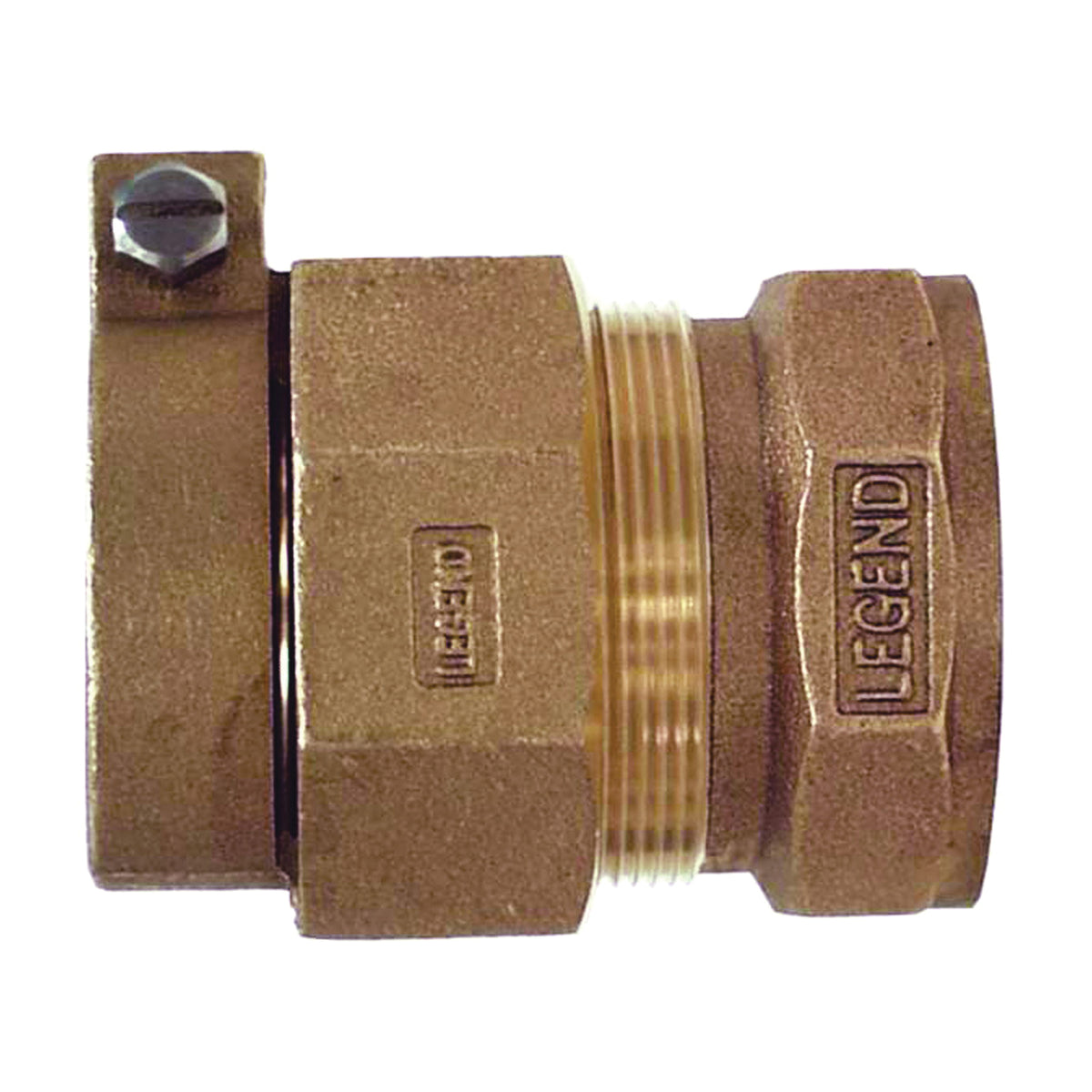 Legend T-4305NL Series 313-275NL Pipe Coupling, 1 in, Tube Compression CTS x FIP, Bronze, 100 psi Pressure