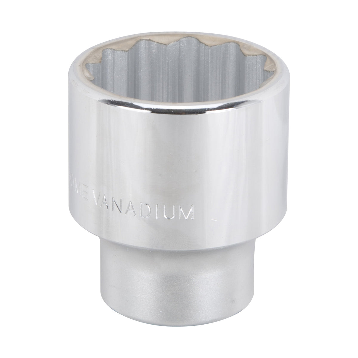 Vulcan MT-SS6052 Drive Socket, 1-5/8 in Socket, 3/4 in Drive, 12-Point, Chrome Vanadium Steel, Chrome