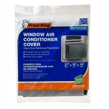Load image into Gallery viewer, Frost King AC5H Window Air Conditioner Cover, 28 in L, 28 in W, 6 mil Thick Material, Polyethylene, Gray
