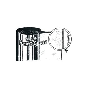 Warp's Flex-O-Glass Series NFG-3625 Window Film, 25 yd L, 36 in W, 4 Thick Material, Plastic