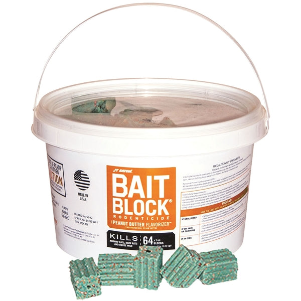 J.T. EATON 704-PN Bait Block, Solid, 1 oz Pail