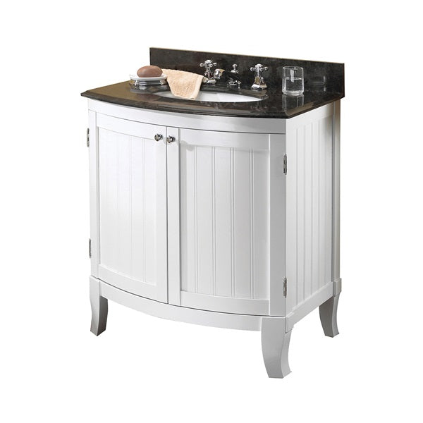 Foremost Bellani Series BLWVT3021 Bathroom Vanity Combo, Natural Wood, White