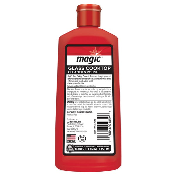 Magic 3061 Cooktop Cleaner and Polish, 16 oz, Paste, Cucumber, White