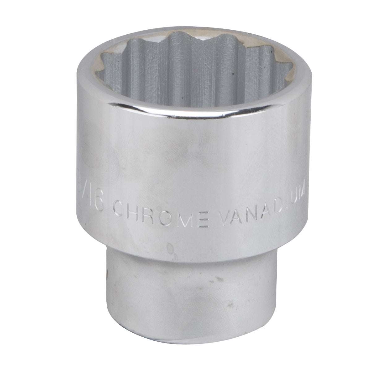 Vulcan MT-SS6050 Drive Socket, 1-9/16 in Socket, 3/4 in Drive, 12-Point, Chrome Vanadium Steel, Chrome