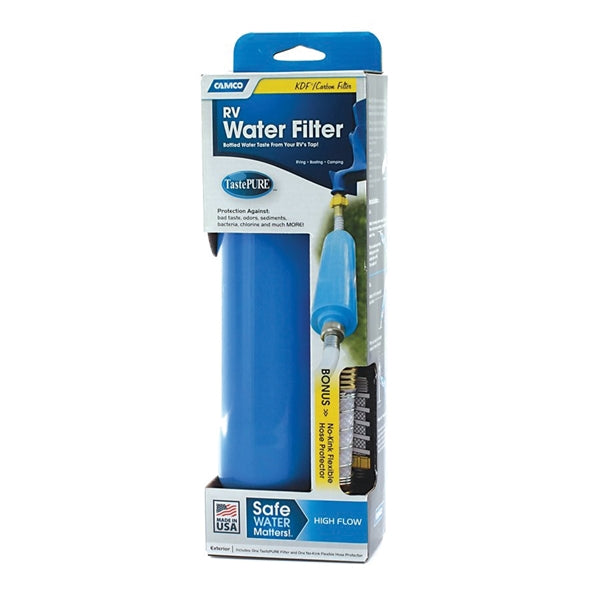 CAMCO 40043 Water Filter with Hose Protector
