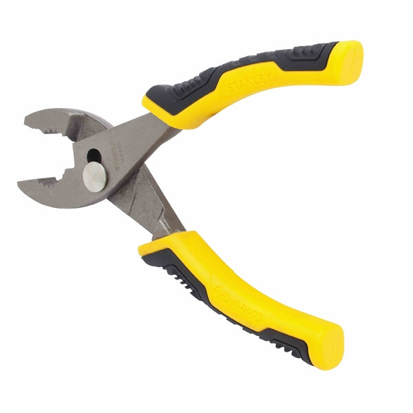 STANLEY 84-055 Slip Joint Plier, 6 in OAL, 1/2 in Jaw Opening, Ergonomic Handle, 7/8 in W Jaw, 1-1/8 in L Jaw