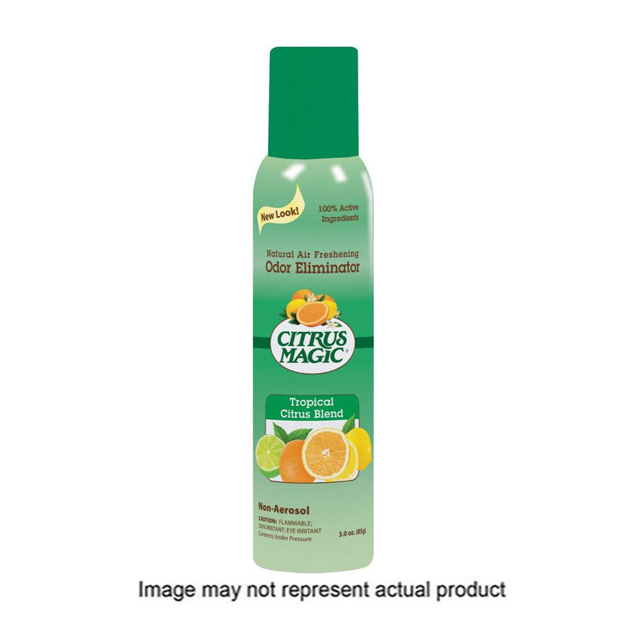 Citrus Magic 612172867 Air Freshener, 3 oz Bottle, Tropical Citrus Blend