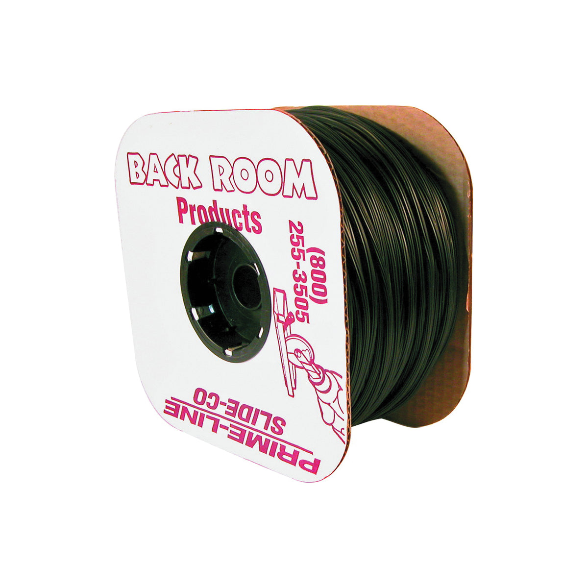 Make-2-Fit P7595 Screen Retainer Spline, 0.210 in D, 250 ft L, Vinyl, Black, Round