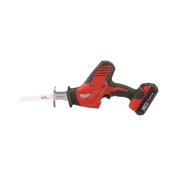 Milwaukee 2625-21CT Reciprocating Saw Kit, Battery Included, 18 V, 1.5 Ah, 3/4 in L Stroke, 0 to 3000 spm