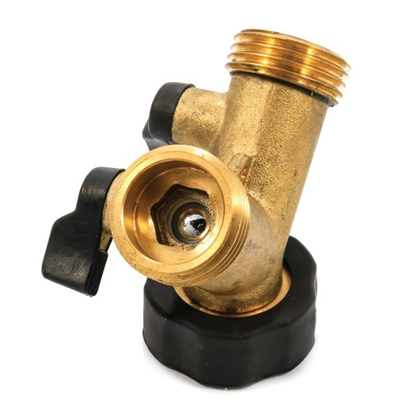CAMCO 20123 Shut-Off Valve, Male x Female Thread, 60 psi Pressure, Brass