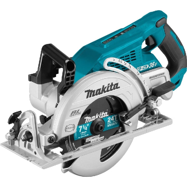 Makita XSR01PT Circular Saw Kit, Battery Included, 18 V, 5 Ah, 7-1/4 in Dia Blade, 0 to 53 deg Bevel