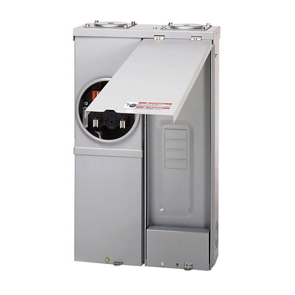 Cutler-Hammer MBE24L125BTS Meter Breaker, 125 A, 2 -Space, 4 -Circuit, Main Lug, NEMA 3R Enclosure