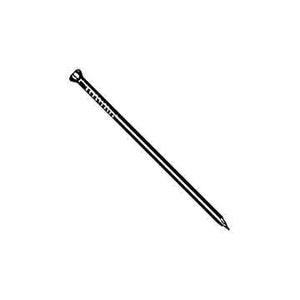 MAZE HT250-112 Trim Nail, Hand Drive, 2-1/2 in L, Carbon Steel, Smooth Shank, Black, 5 lb