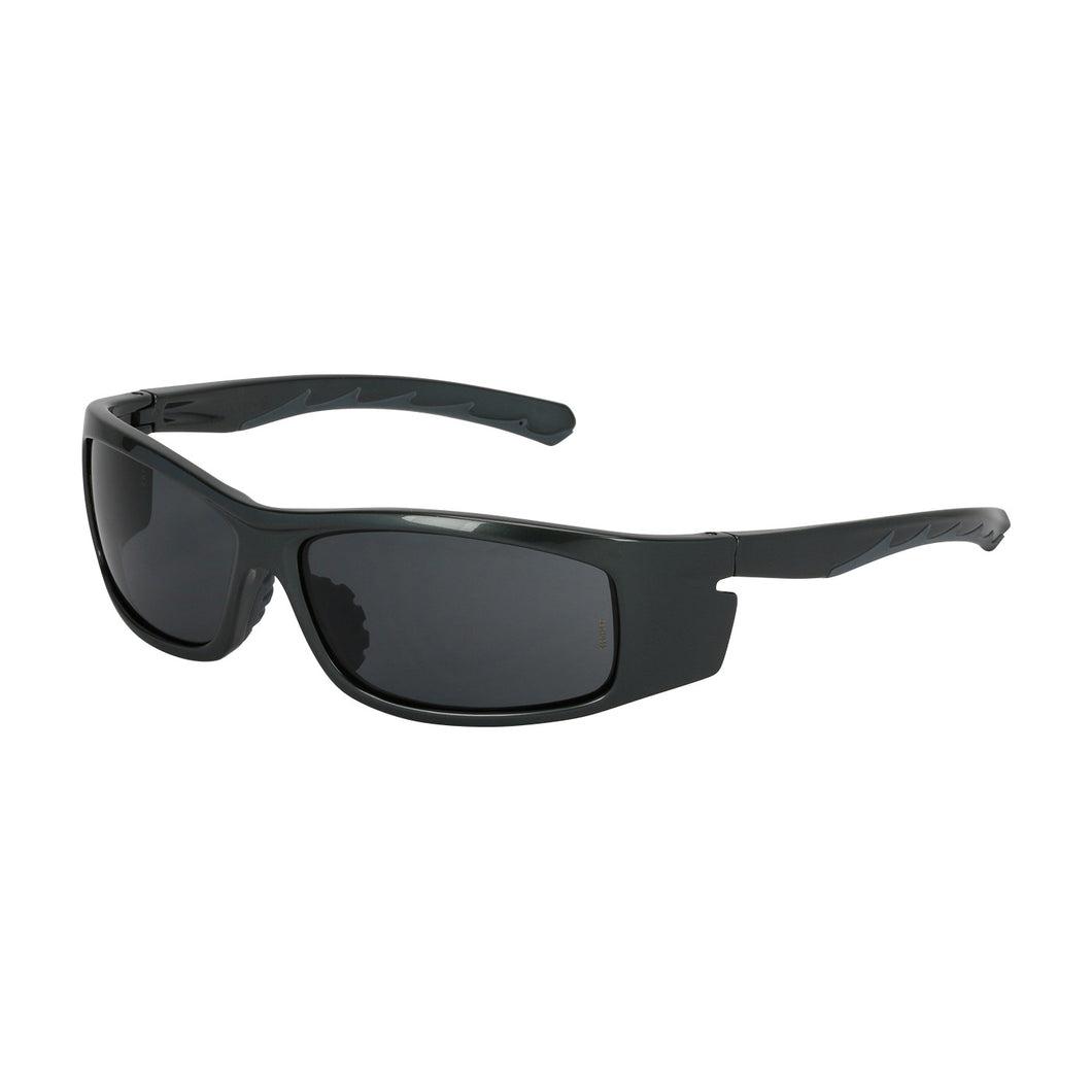 SAFETY WORKS Neuevo Wrap 10105403 Safety Glasses, Anti-Fog Lens, Full Frame, Black Frame, UV Protection: Yes