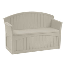 Load image into Gallery viewer, Suncast PB6700 Patio Bench, 52-3/4 in W, 21 in D, 34-1/2 in H, Resin Seat
