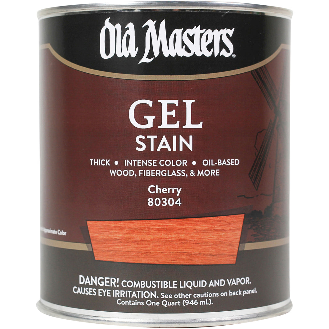 Old Masters 80304 Gel Stain, Clear, Liquid, 1 qt, Can
