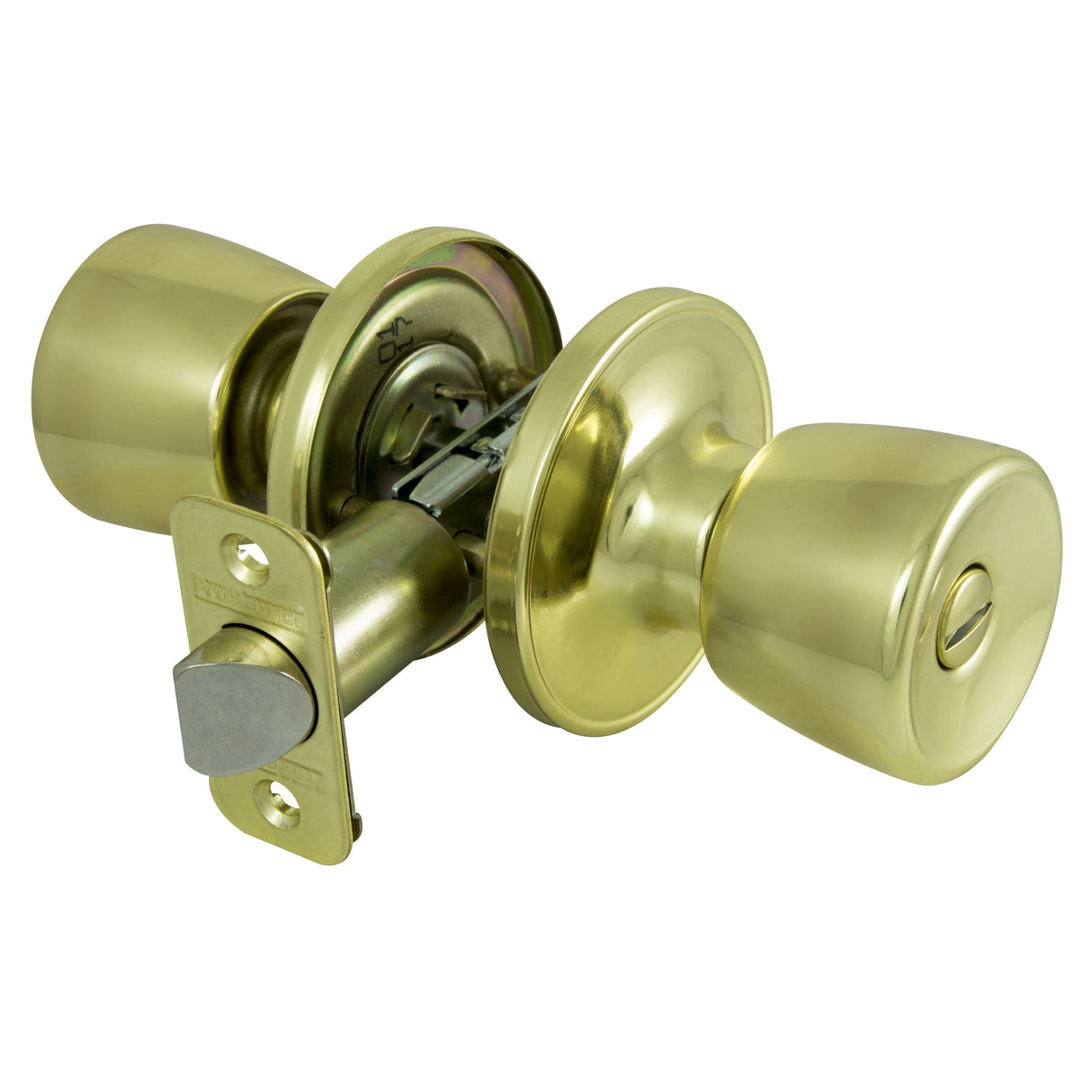 ProSource TS710BRA4V Privacy Door Knob Lockset, Stainless Steel