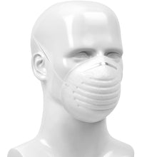 Load image into Gallery viewer, SAFETY WORKS 10028560 Non-Toxic Dust Mask, One-Size Mask, Polyester Facepiece, Green
