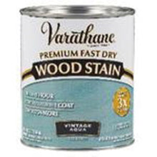 Load image into Gallery viewer, VARATHANE 297427 Wood Stain, Vintage Aqua, Liquid, 1 qt, Can
