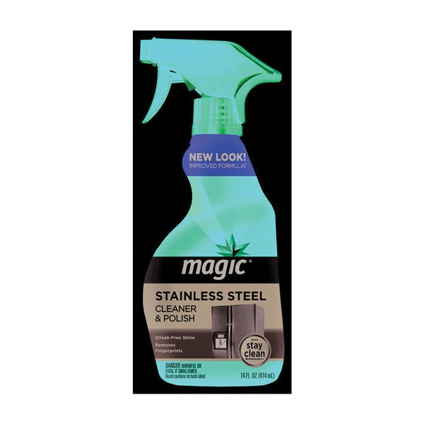 Magic 3055 Cleaner and Polish, 14 oz Bottle, Liquid, Mild Citrus, White