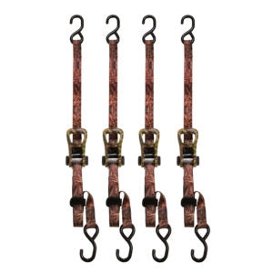 SmartStrap 1958 Tie-Down, 1 in W, 14 ft L, Polyester, 500 lb, S-Hook End Fitting, Steel End Fitting