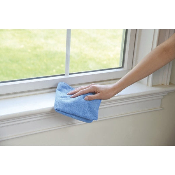 Quickie 490-24RM Cleaning Cloth, 14 in L, 14 in W, Microfiber