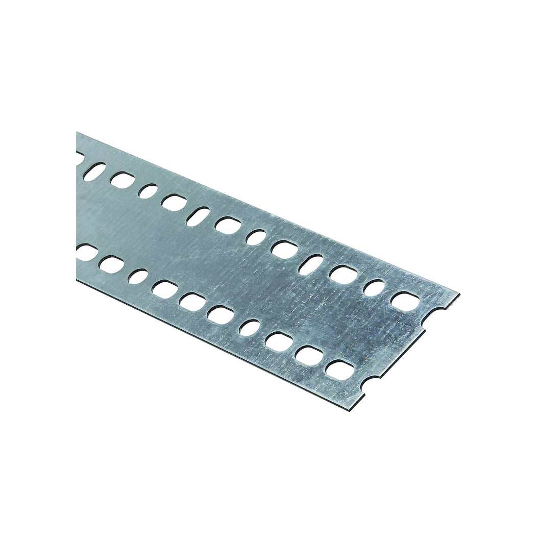 Stanley Hardware 4026BC Series N341-222 Structural Plate, 2-13/16 in W, 72 in L, 0.074 in Thick, Galvanized Steel