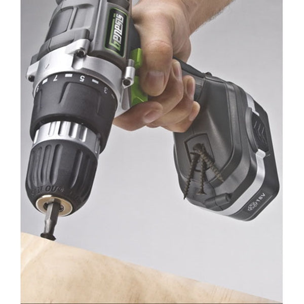 Genesis GCD18BK Drill/Driver, Battery Included, 18 V, 3/8 in Chuck, Keyless Chuck