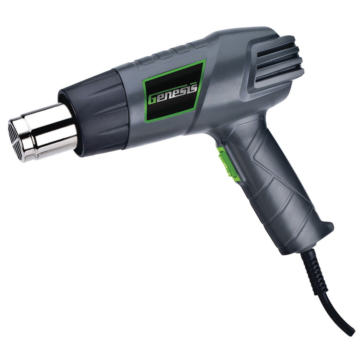 Genesis GHG1500A Dual Temperature Heat Gun, 12.5 A, 10 to 17 cfm Air, 570 to 1000 deg F