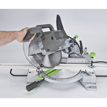 Load image into Gallery viewer, Genesis GMS1015LC Miter Saw, 10 in Dia Blade, 4600 rpm Speed, 45 deg Max Miter Angle, 45 deg Max Bevel Angle
