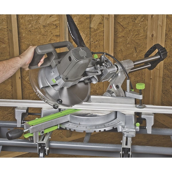 Genesis GMSDR1015LC Miter Saw, 10 in Dia Blade, 3 x 12 in at 0 x 90 deg, 3 x 8-1/4 in at 45 x 90 deg Cutting Capacity