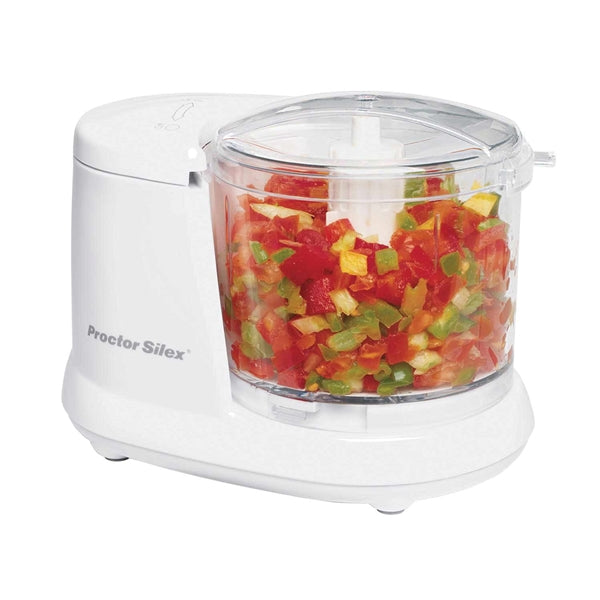 Hamilton Beach 72500RY Food Chopper, 1.5 Cups Capacity, 1-Speed, White