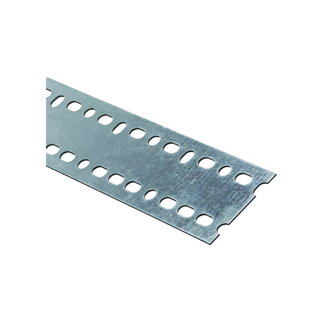 Stanley Hardware 4026BC Series N341-198 Structural Plate, 2-13/16 in W, 36 in L, 0.074 in Thick, Galvanized Steel