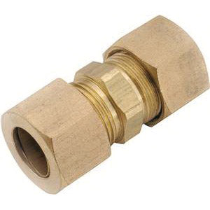 Anderson Metals 750062-10 Pipe Union, 5/8 in, Compression, Brass, 150 psi Pressure