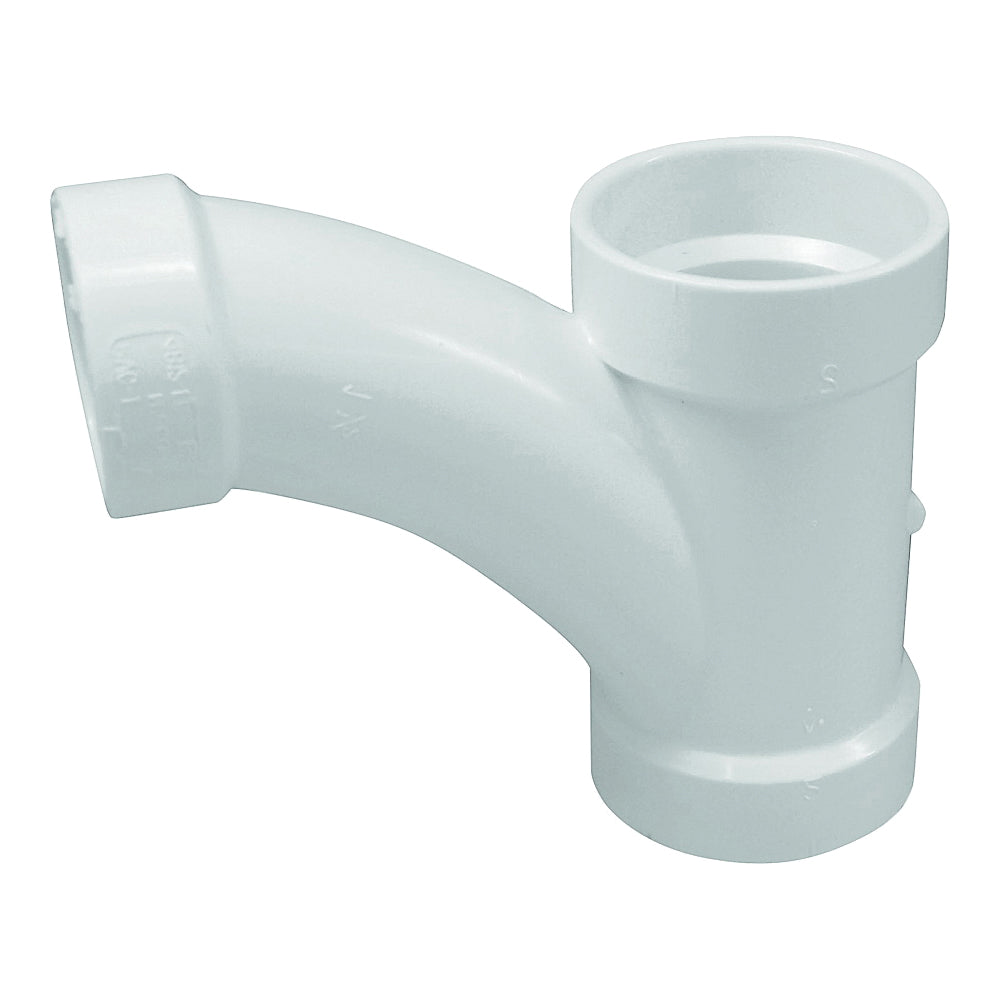 GENOVA 700 Series 72531 Combination Tee Pipe Wye, 3 x 3 x 1-1/2 in, Hub, PVC, SCH 40 Schedule