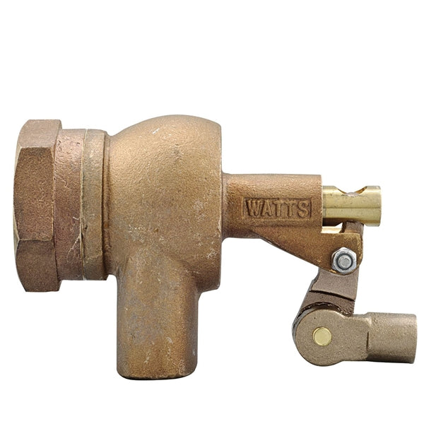 WATTS ST1250 Mechanical Float Valve, 1-1/4 in, FNPT, Bronze Body