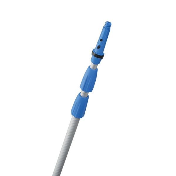 Professional Unger Connect & Clean 961880 Telescopic Pole, 6 ft Min Pole L, 16 ft Max Pole L, Aluminum Pole