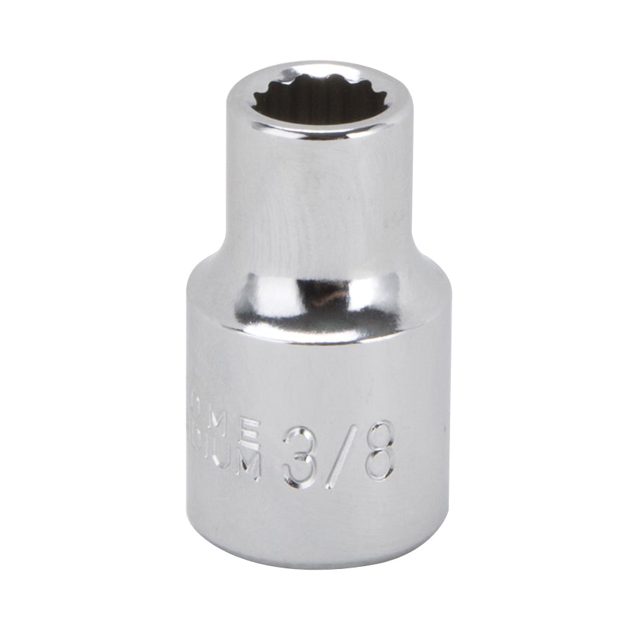 Vulcan MT6514715 Drive Socket, 3/8 in Socket, 1/2 in Drive, 12-Point, Chrome Vanadium Steel, Chrome