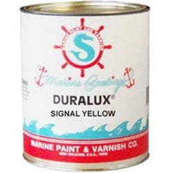 Duralux M744-4 Marine Paint, High-Gloss, Signal Yellow, 1 qt, Can, Acrylic Base, Application: Spray