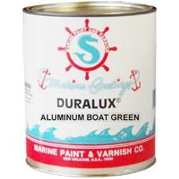 Duralux M736-4 Marine Paint, Semi-Flat, Green, 1 qt, Can, Acrylic Base, Application: Spray
