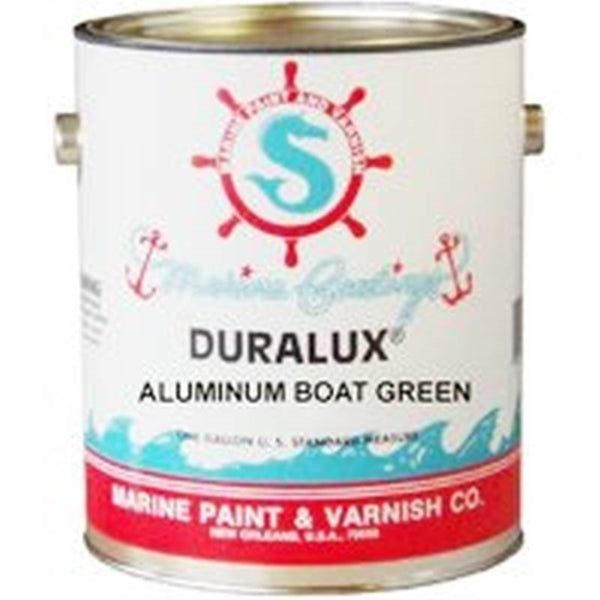 Duralux M736-1 Marine Paint, Semi-Flat, Green, 1 gal, Can, Acrylic Base, Application: Spray