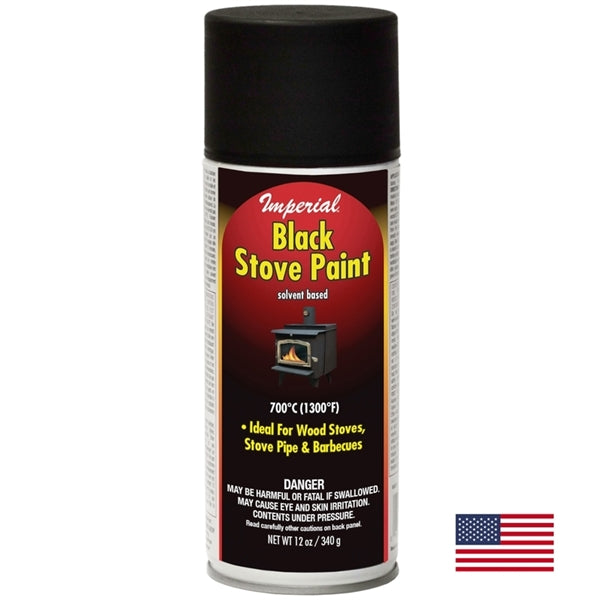 Imperial KK0197 Stove Paint, Gas, Ketone, 12 fl-oz Aerosol Can