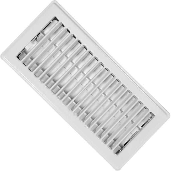 Imperial RG0223 Floor Register, 4-1/4 in L, 11-1/4 in W, Steel, White