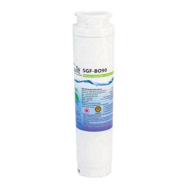 SWIFT GREEN FILTERS SGF-BO90 Refrigerator Water Filter, 0.5 gpm, 0.5 um Filter, Coconut Shell Carbon Block Filter Media