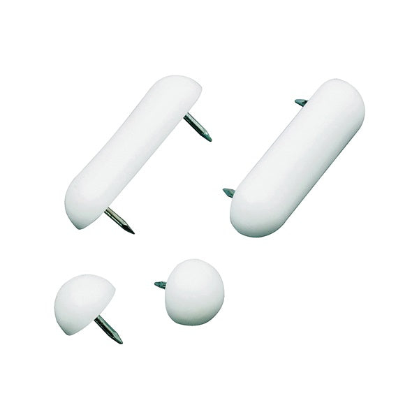 Plumb Pak PP835-25 Seat Bumper Set, Plastic, White